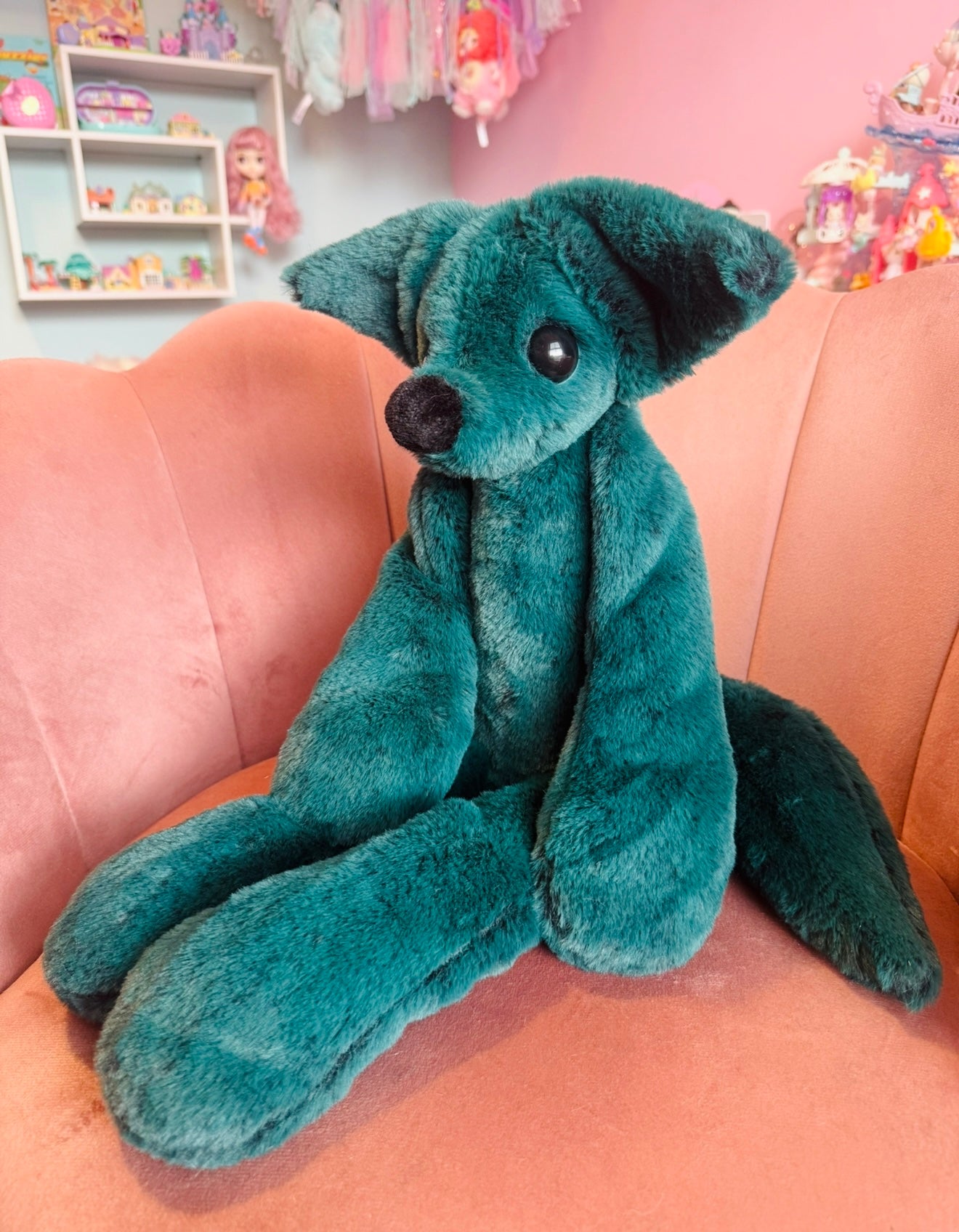 XL FOREST FOX - Handmade Luxury Weighted Fox Doll