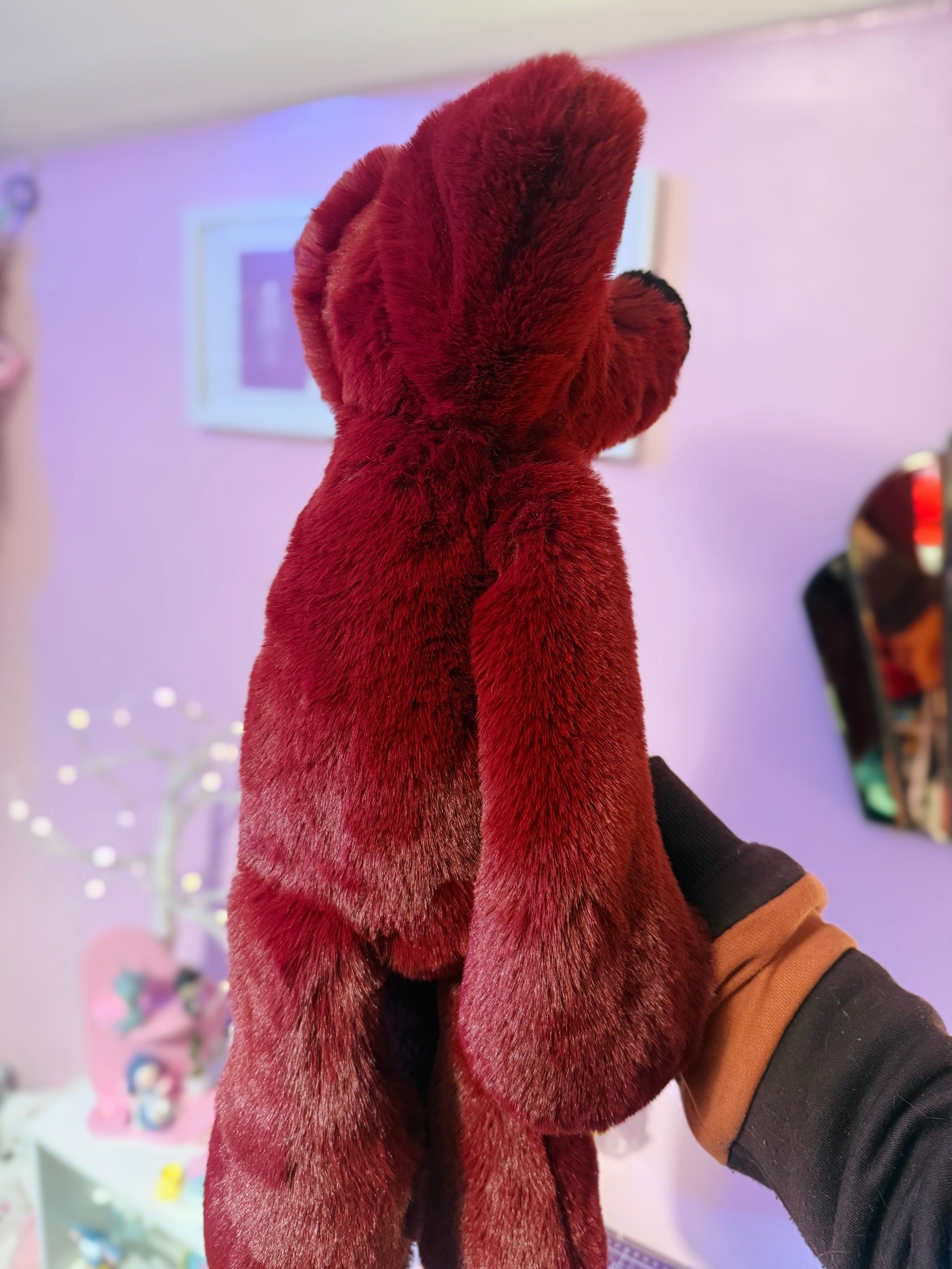 XL BERRY FOX - Handmade Luxury Weighted Fox Doll