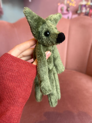 TINY HUNTER FOX - Handmade Luxury Weighted Fox Doll