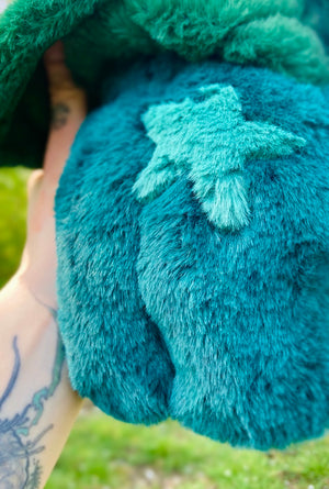 SWAMP WITCH FROG - Handmade Luxury Weighted Plush Frog Doll