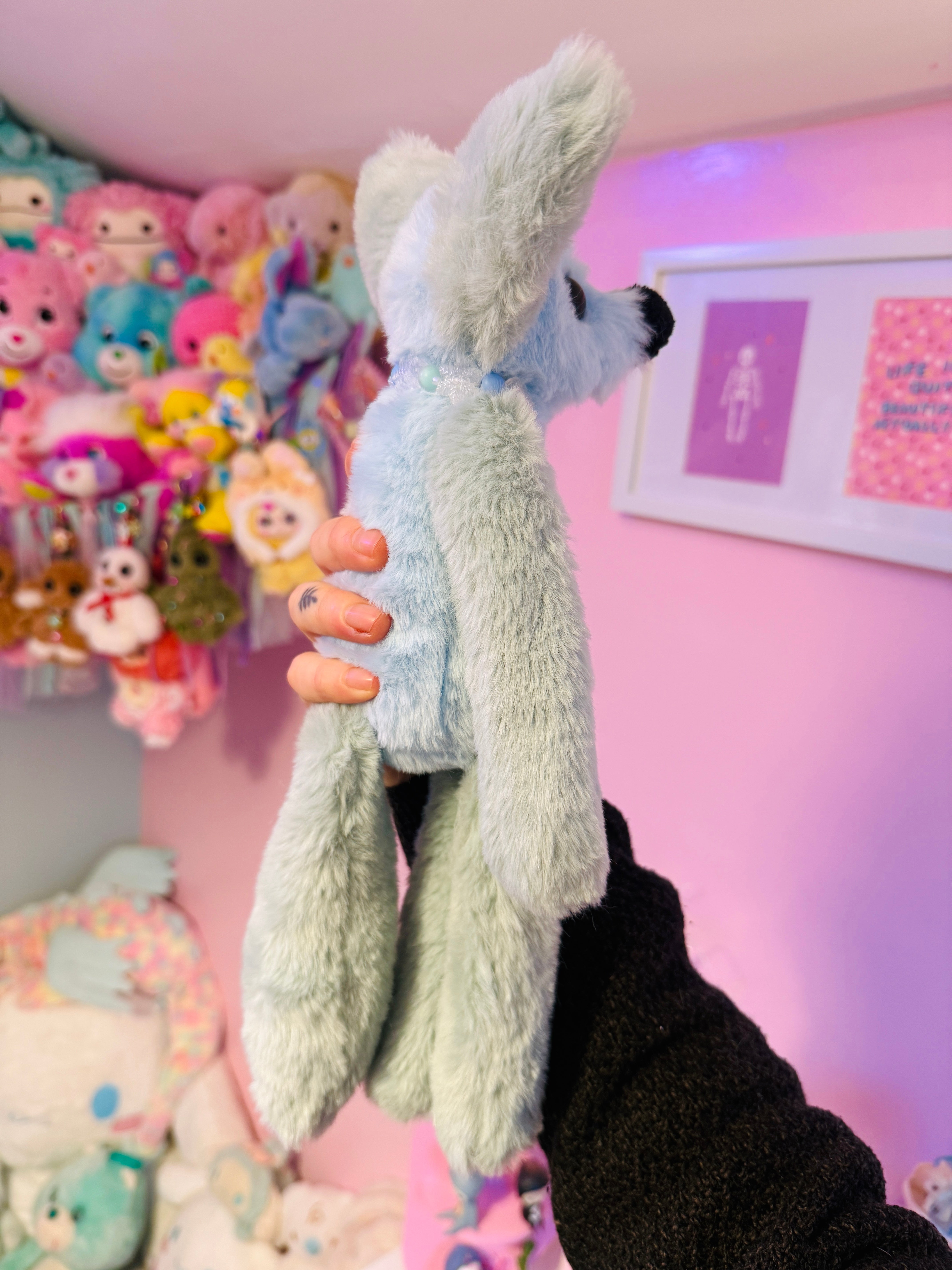 FROST FOX - Handmade Luxury Weighted Fox Doll