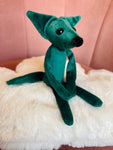 TINY FOREST FOX (B) - Mini Handmade Luxury Weighted Fox Doll