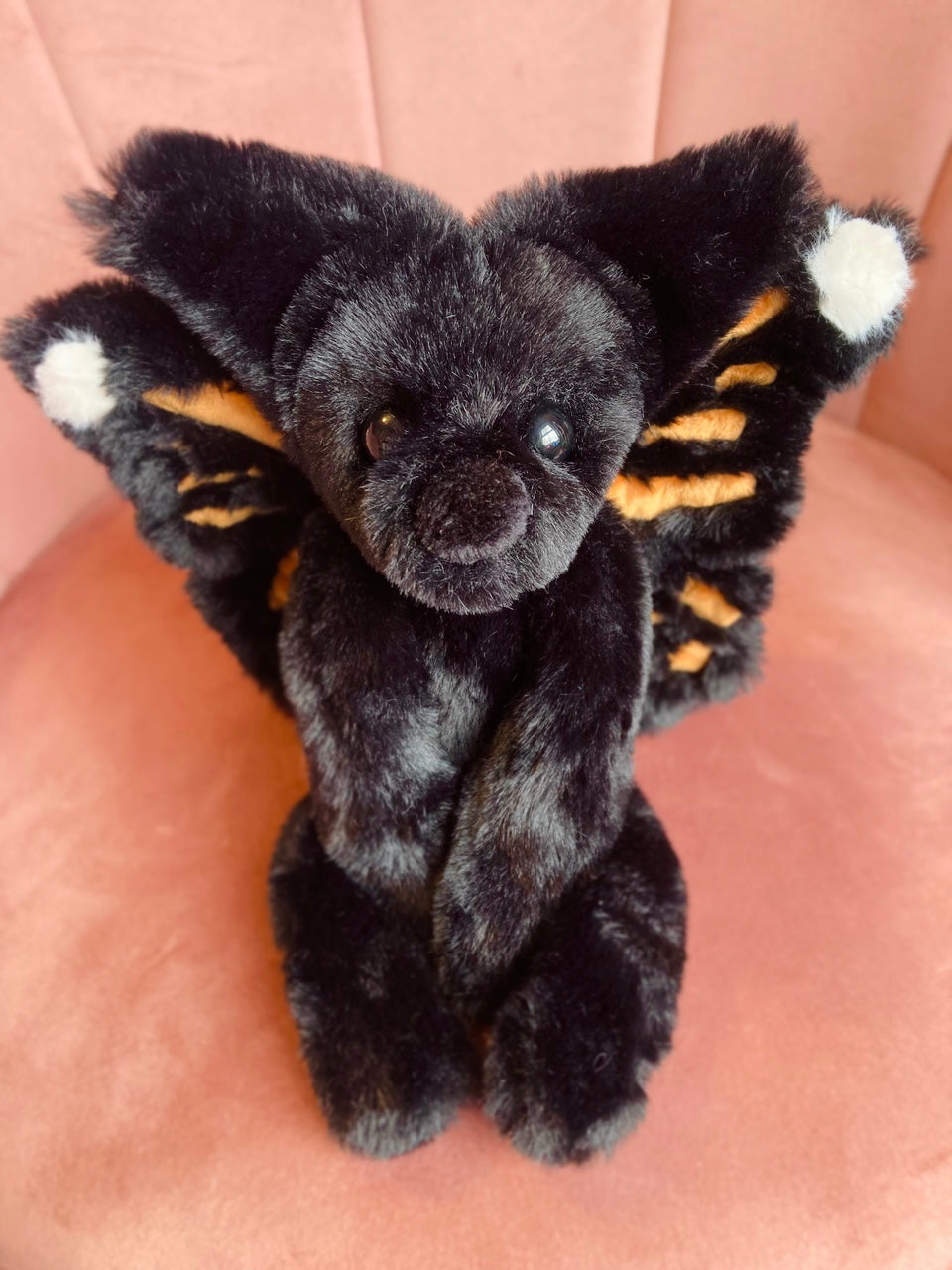 MONARCH BUTTERFLY FOX - Handmade Luxury Weighted Fox Doll