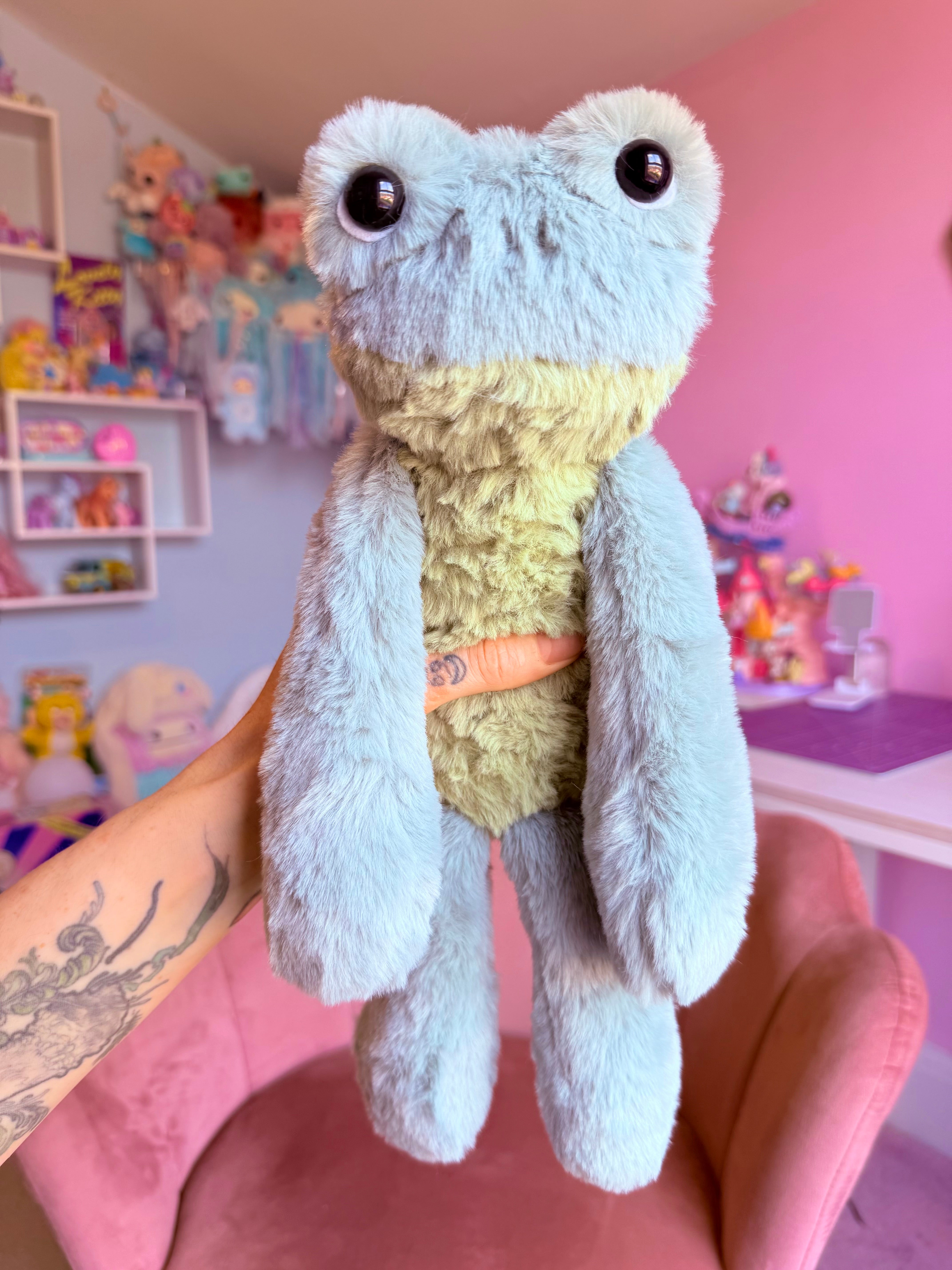 FERAL FROG - Handmade Luxury Weighted Fox Doll