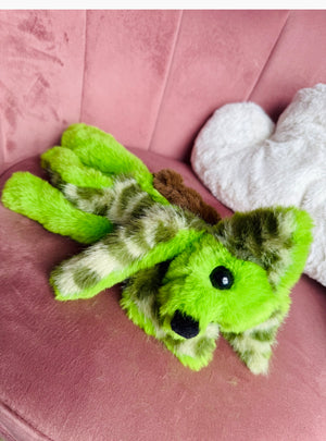 MUTANT TURTLE FOX - Handmade Luxury Weighted Plush Fluffy Fox Doll