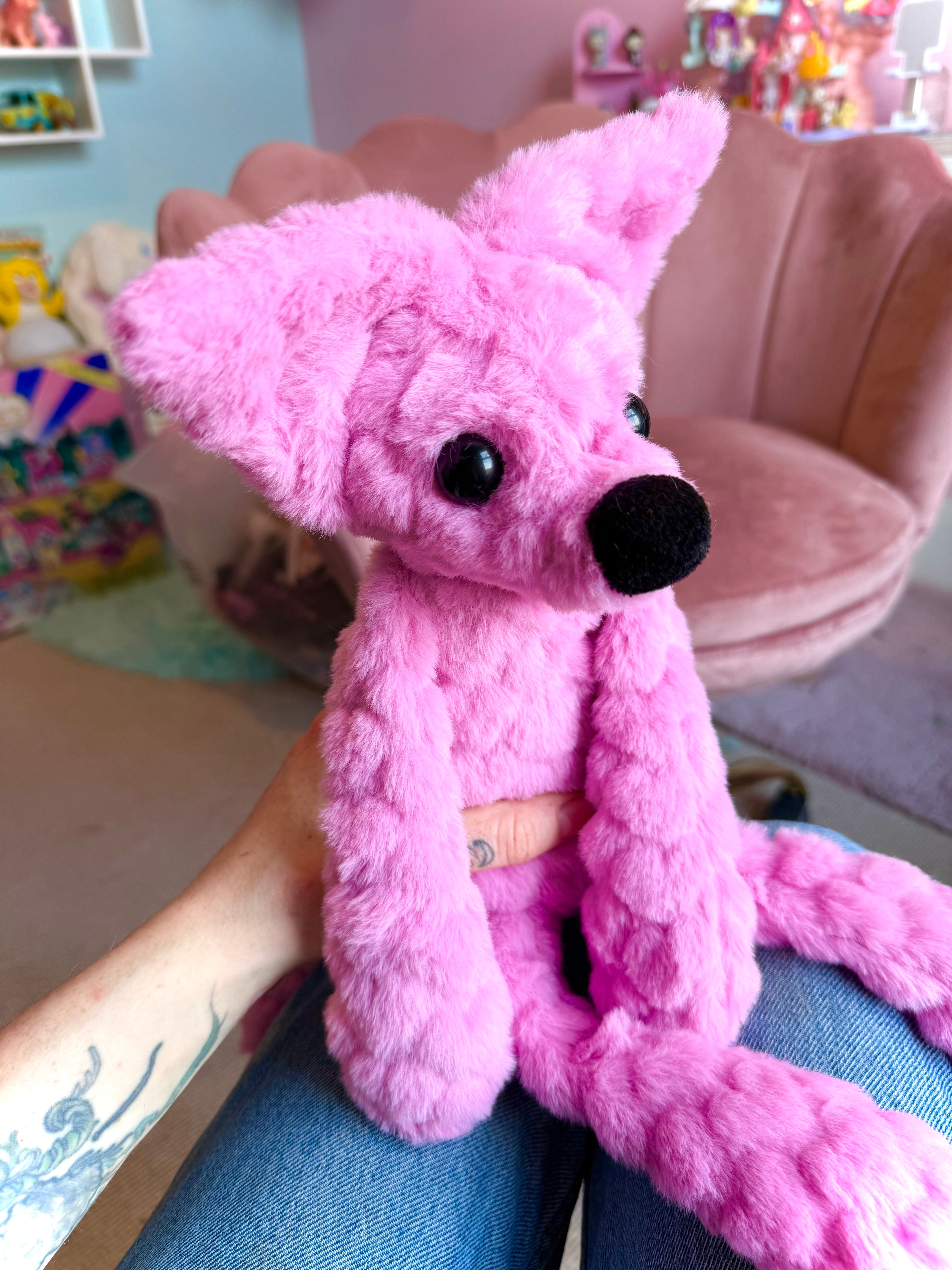 SWEETHEART FOX - Handmade Luxury Weighted Fox Doll