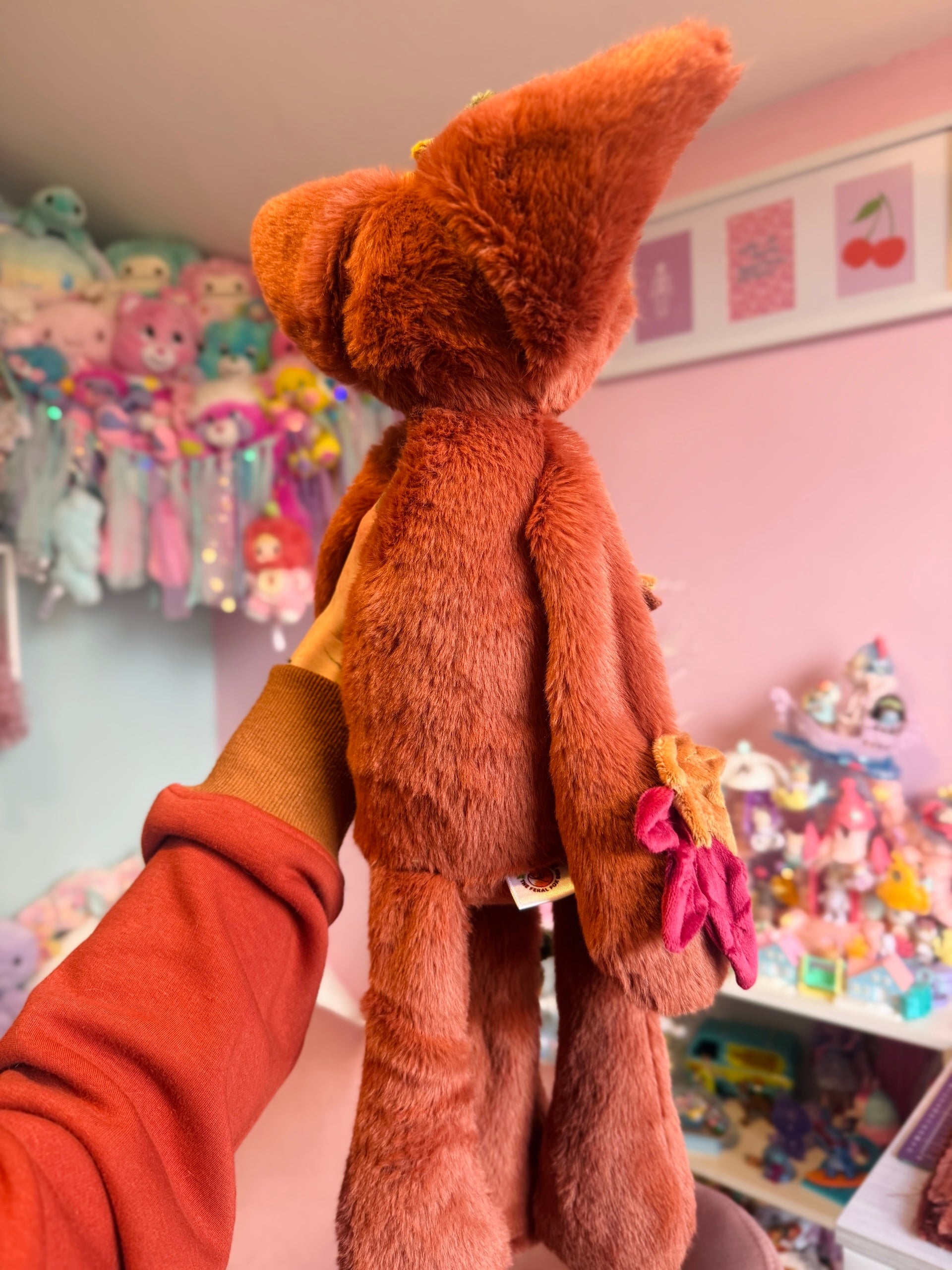 XL MAPLE FOX - Handmade Luxury Weighted Fox Doll
