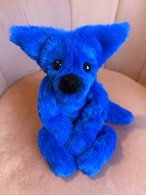 MIDNIGHT FOX - Handmade Luxury Weighted Fox Doll