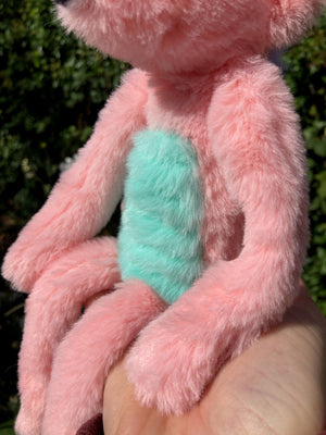 SORBET DINOFOX - Handmade Luxury Weighted Plush Fluffy Fox Doll