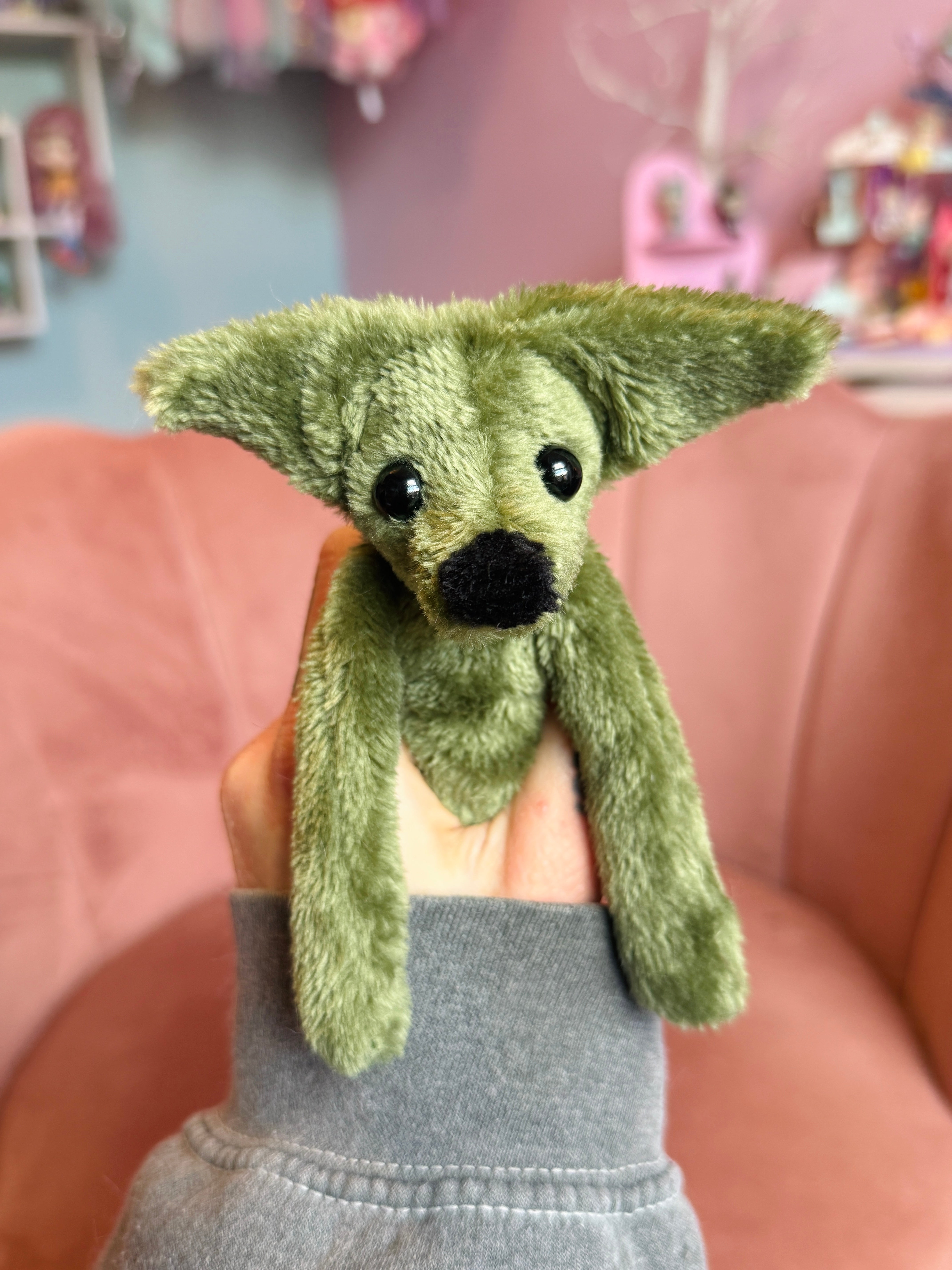 TINY HUNTER FOX - Handmade Luxury Weighted Fox Doll