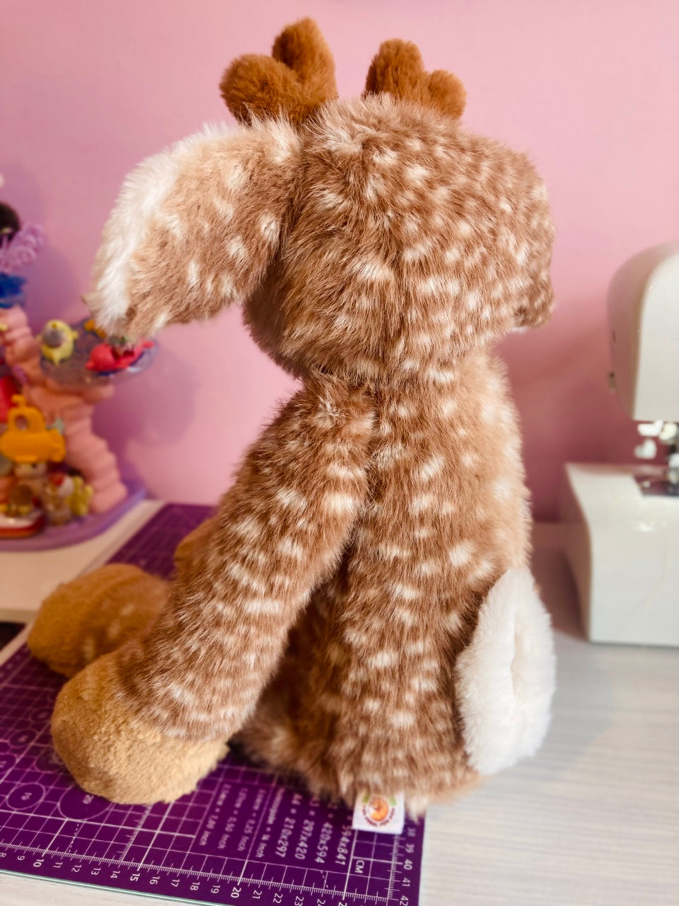XL FERAL WOODLAND DEER - Handmade Luxury Weighted Plush Doll