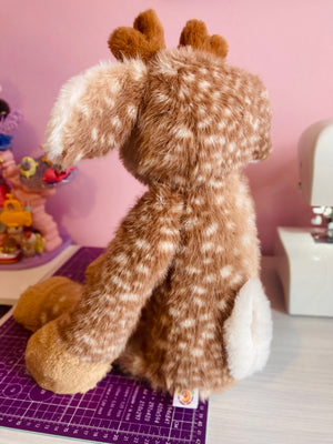 XL FERAL WOODLAND DEER - Handmade Luxury Weighted Plush Doll