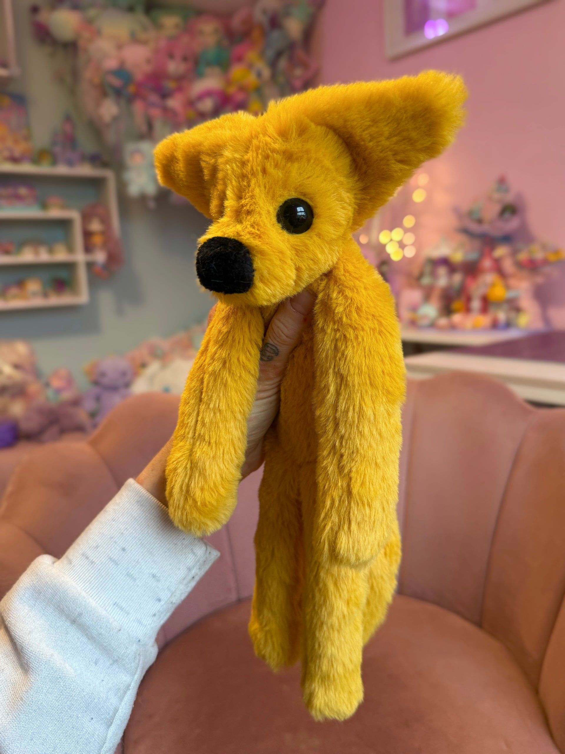 SUNSHINE FOX - Handmade Luxury Weighted Fox Doll
