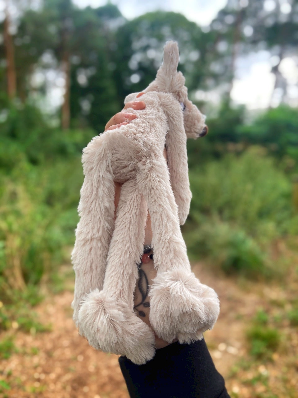 BIGFOOT FOX (2) - Handmade Luxury Weighted Plush Fluffy Fox Doll