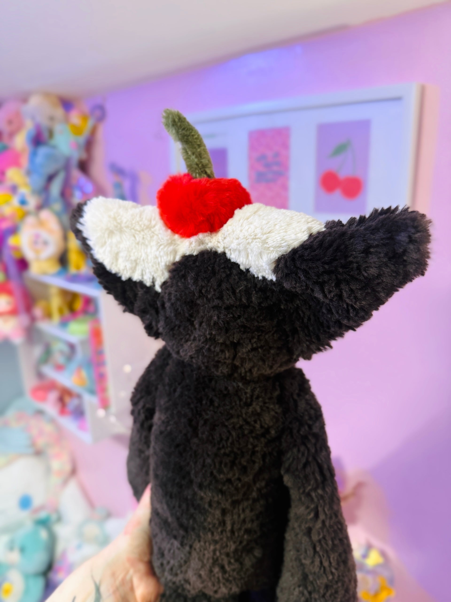 XL CHOCOLATE SUNDAE FOX - Handmade Luxury Weighted Plush Doll