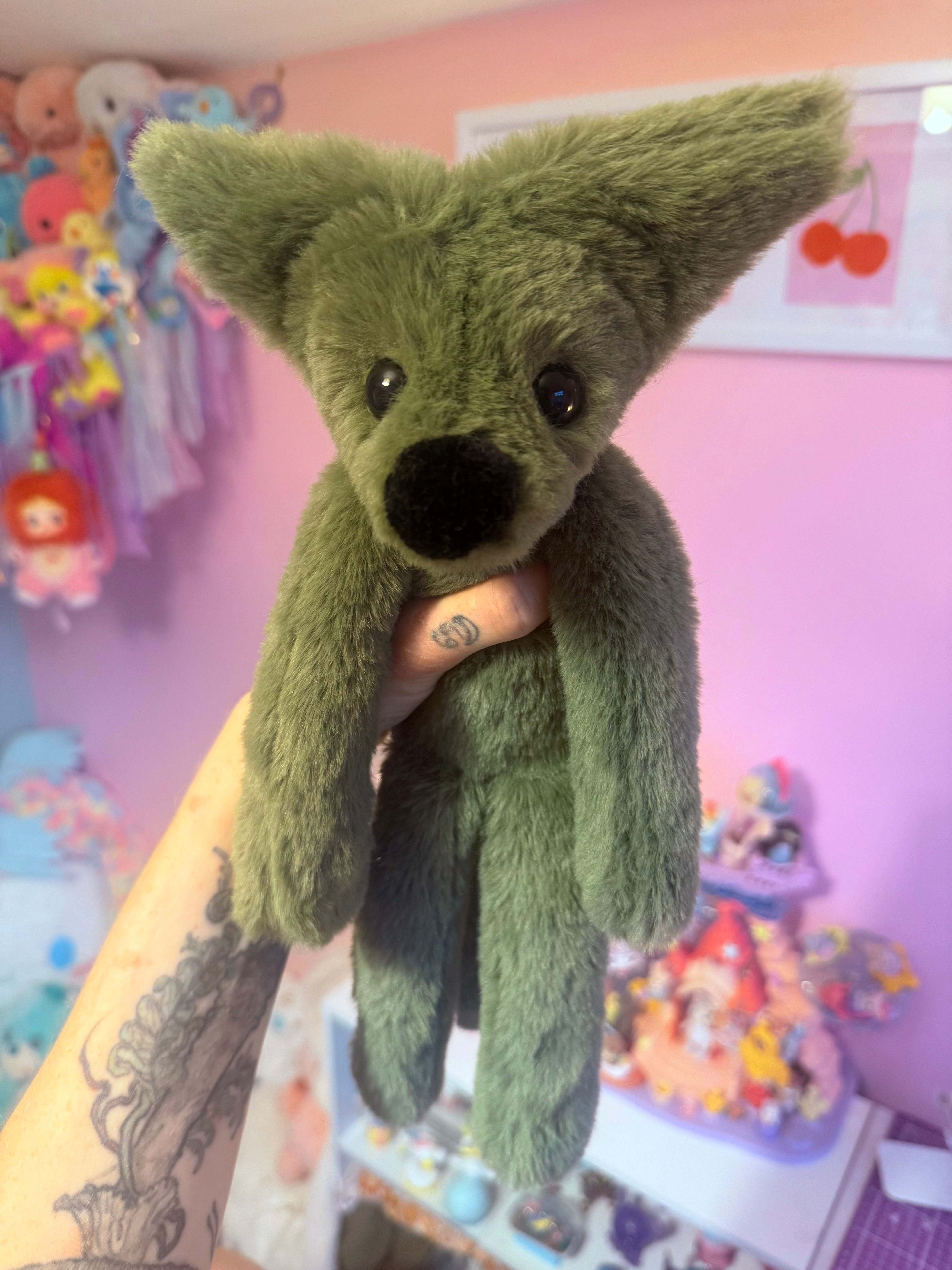 HUNTER FOX - Handmade Luxury Weighted Fox Doll