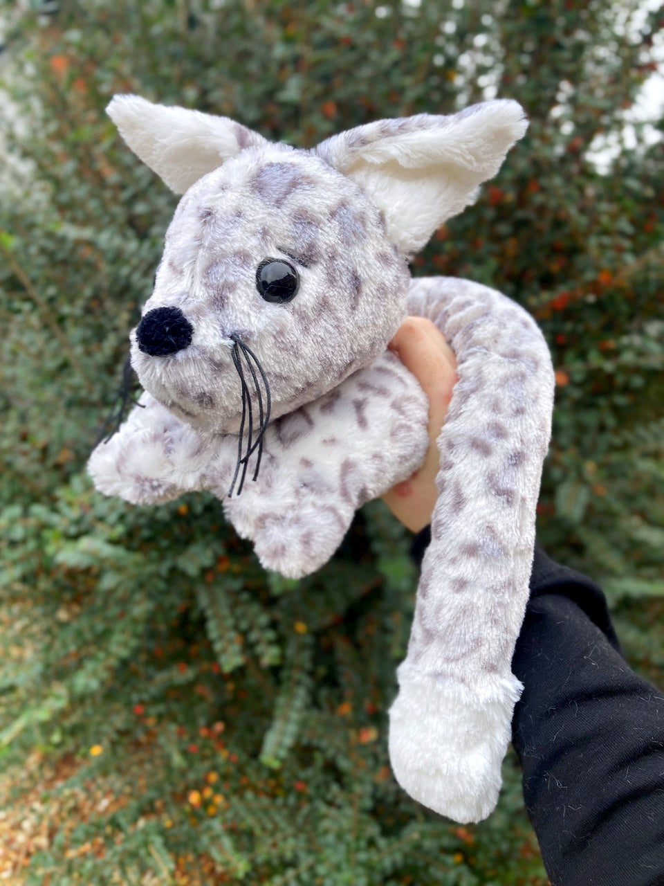 SQUISHY SNOW KITTEN (OOAK) - Handmade Luxury Weighted Plush Doll