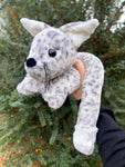 SQUISHY SNOW KITTEN (OOAK) - Handmade Luxury Weighted Plush Doll
