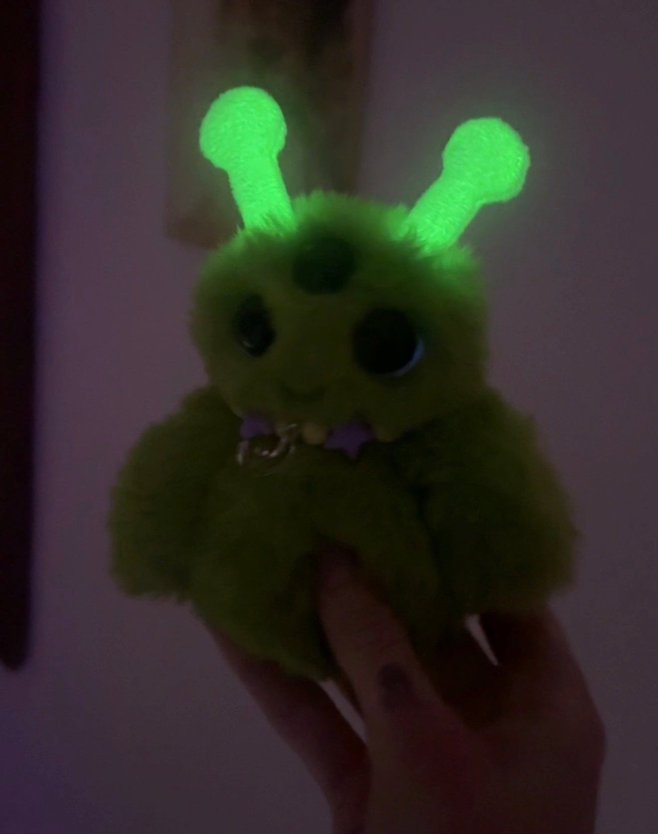 ALIEN PALMPUFF - Handmade Mini Luxury Weighted Doll