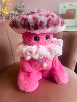 PINK MUSHMALLOW PUDGEPUFF - Handmade Luxury Weighted Pudgepuff Doll