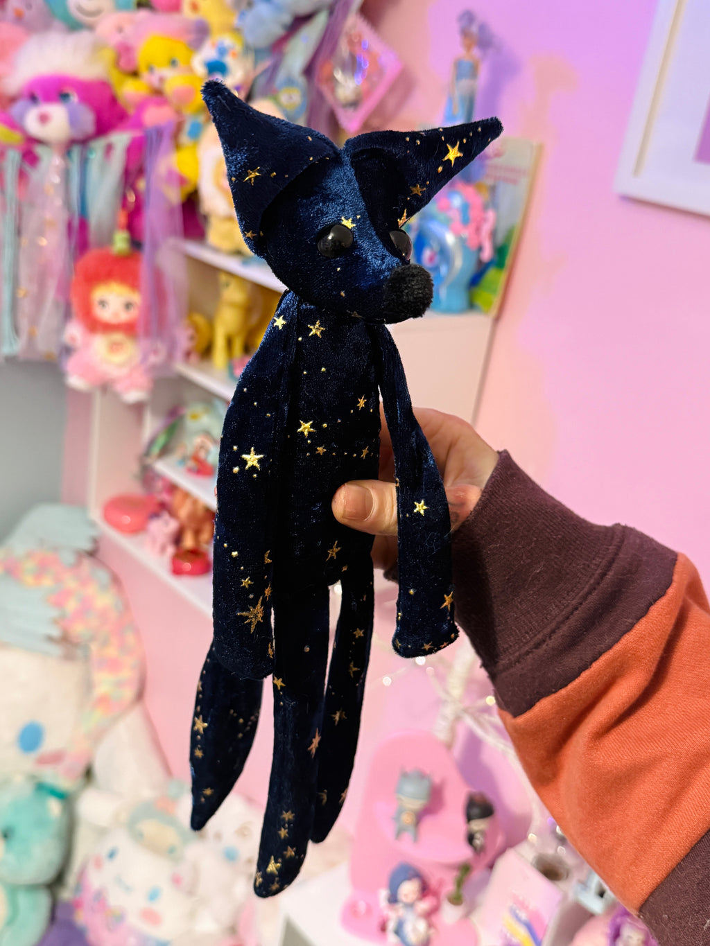 NEBULA FOX - Handmade Luxury Weighted Fox Doll
