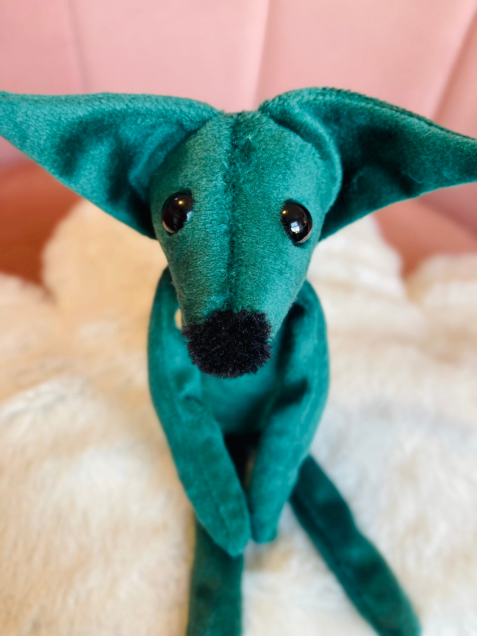 TINY FOREST FOX (A) - Mini Handmade Luxury Weighted Fox Doll