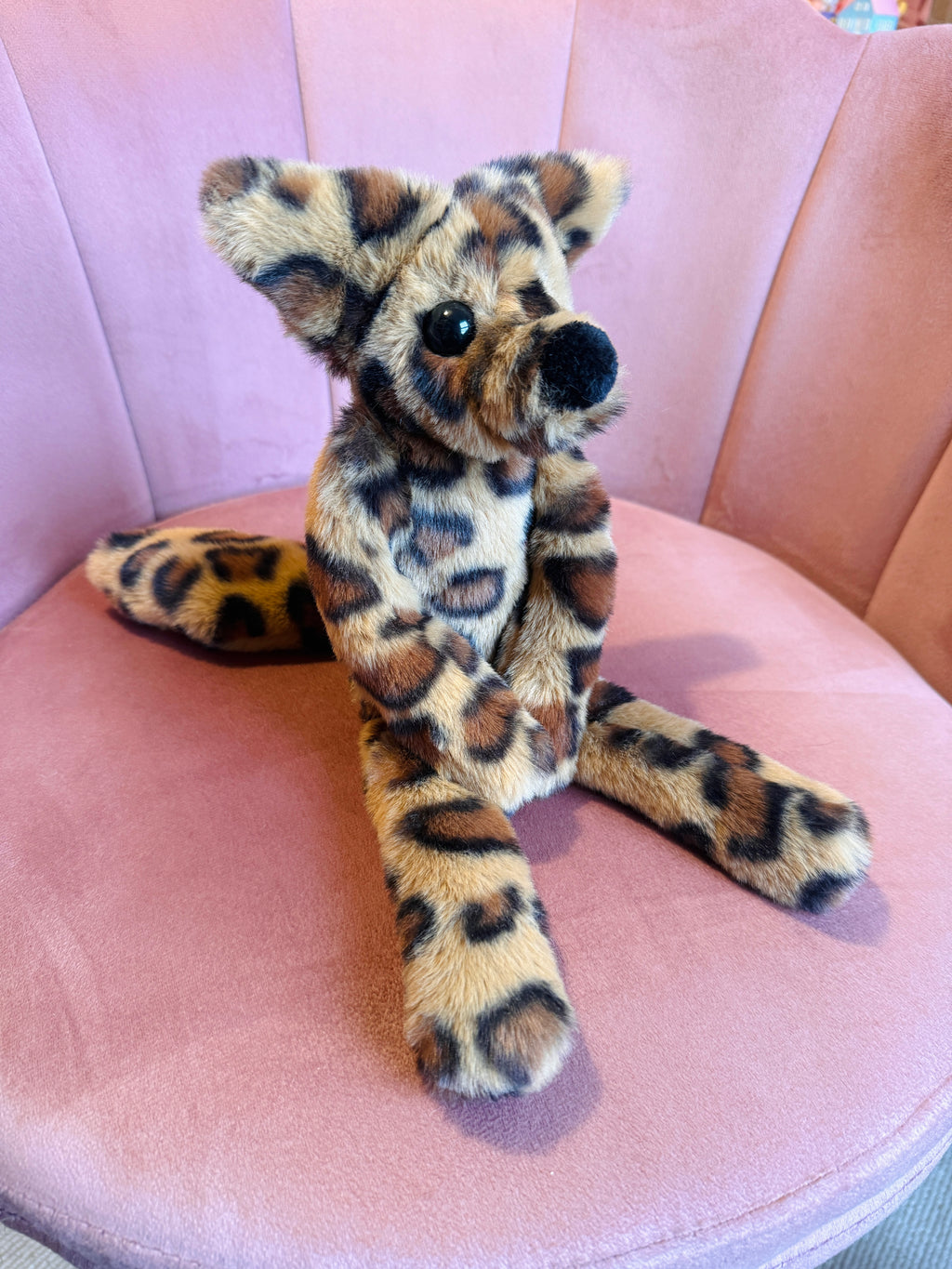 LEOPARD FOX - Handmade Luxury Weighted Fox Doll