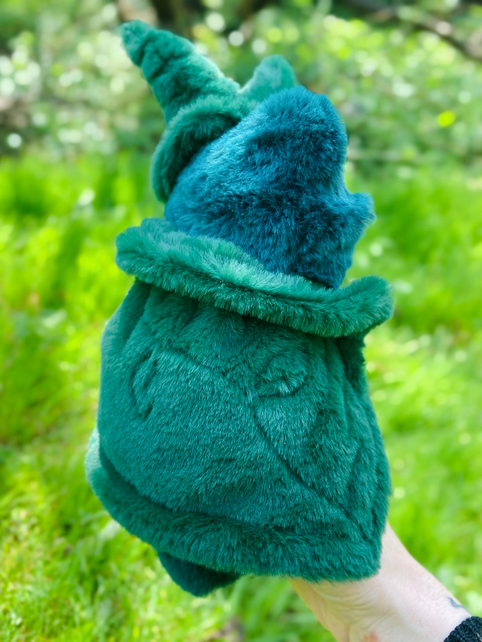 SWAMP WITCH FROG - Handmade Luxury Weighted Plush Frog Doll