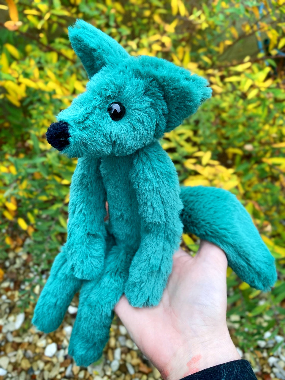 MOSS FOX - Handmade Luxury Weighted Plush Fluffy Fox Doll
