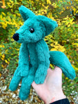 MOSS FOX - Handmade Luxury Weighted Plush Fluffy Fox Doll