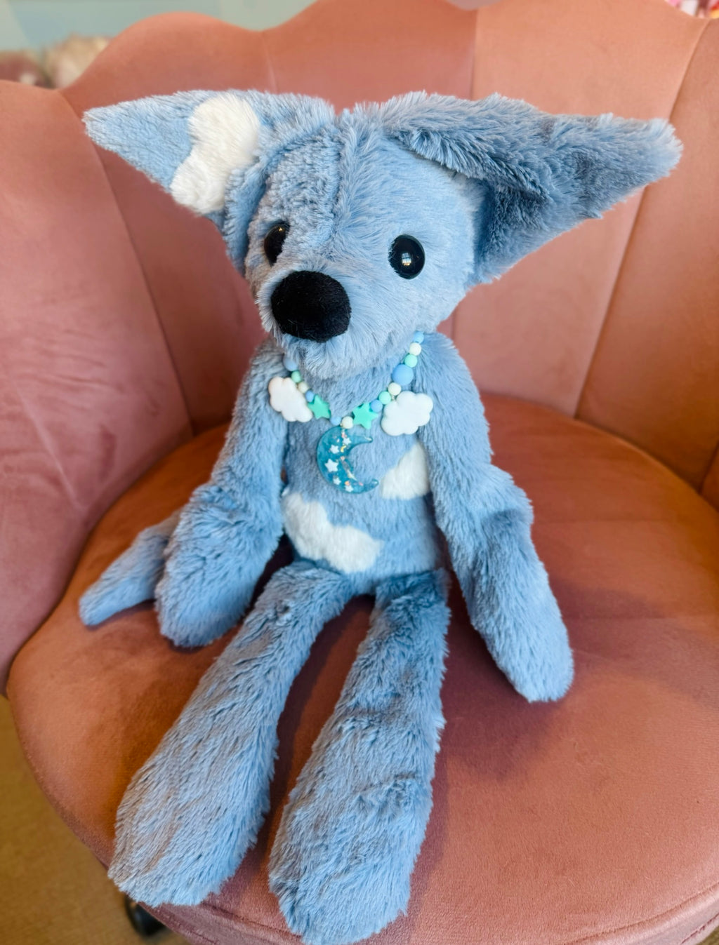 BIG CUMULO CLOUD FOX - Handmade Luxury Weighted Plush Fluffy Fox Doll