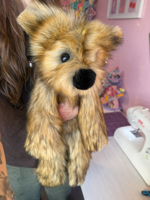 XXL FLUFFY FERAL FOX - Handmade Luxury Weighted Plush Doll