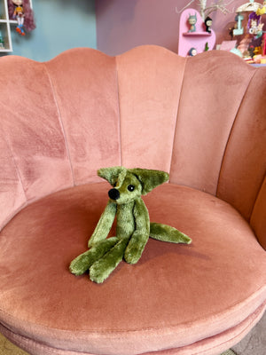 TINY HUNTER FOX - Handmade Luxury Weighted Fox Doll