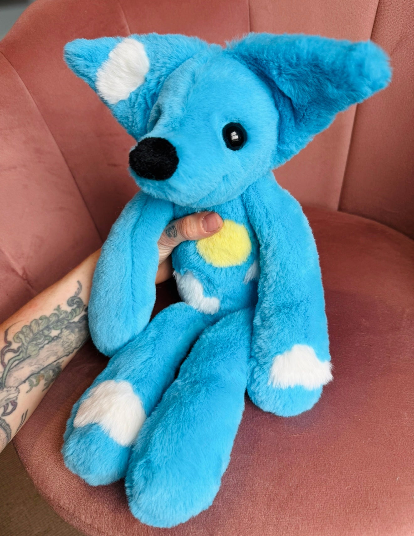 BIG SUNNY SKIES FOX - Handmade Luxury Weighted Fox Doll