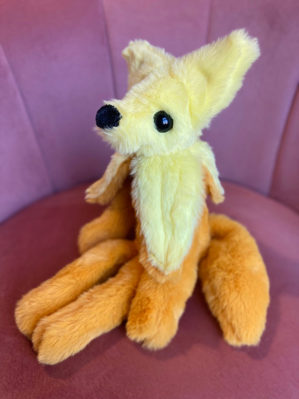 BANANA FOX - Handmade Luxury Weighted Fox Doll