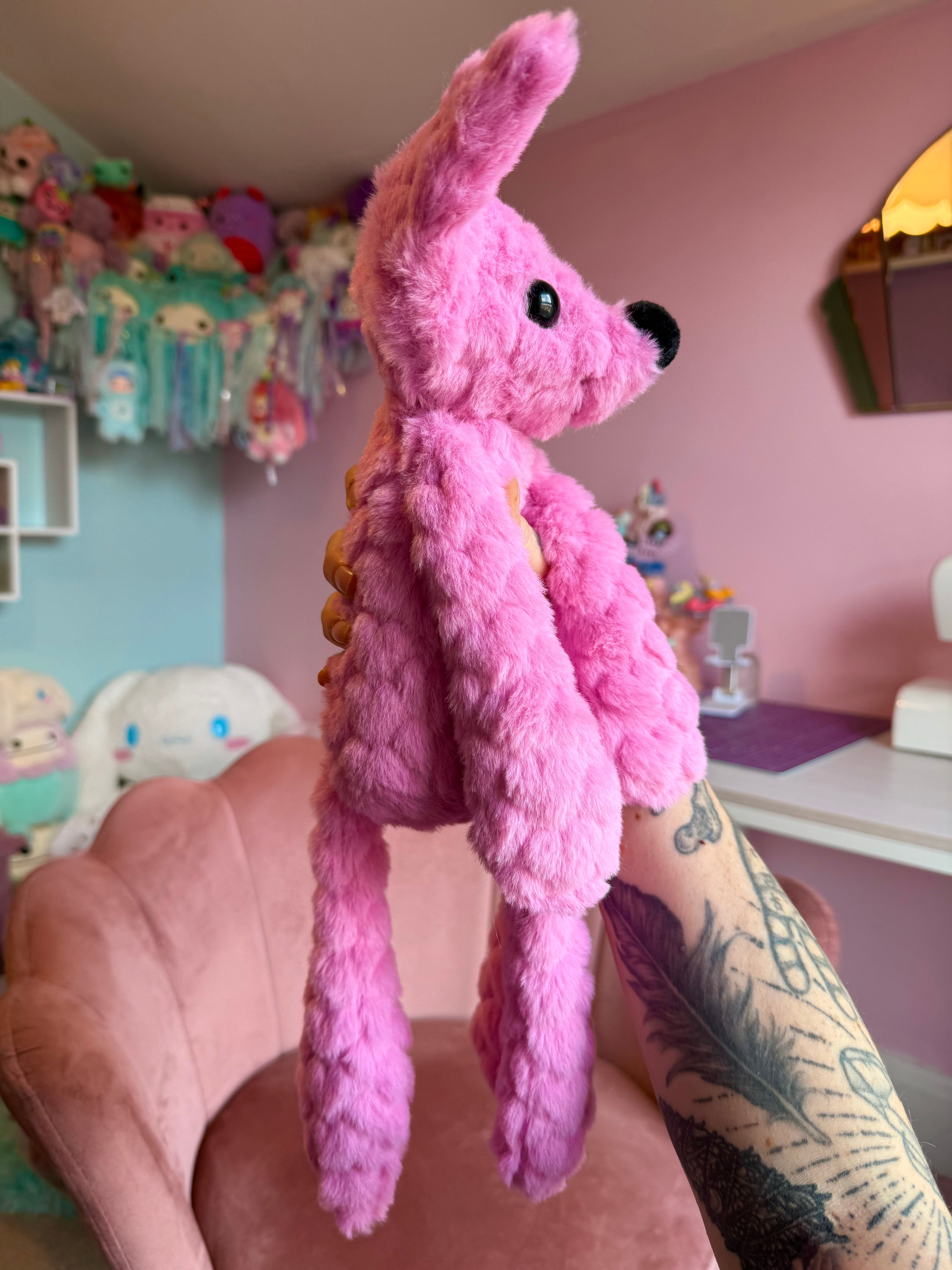 SWEETHEART FOX - Handmade Luxury Weighted Fox Doll