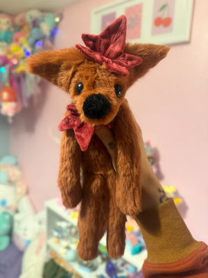 MAPLE FOX - Handmade Luxury Weighted Fox Doll