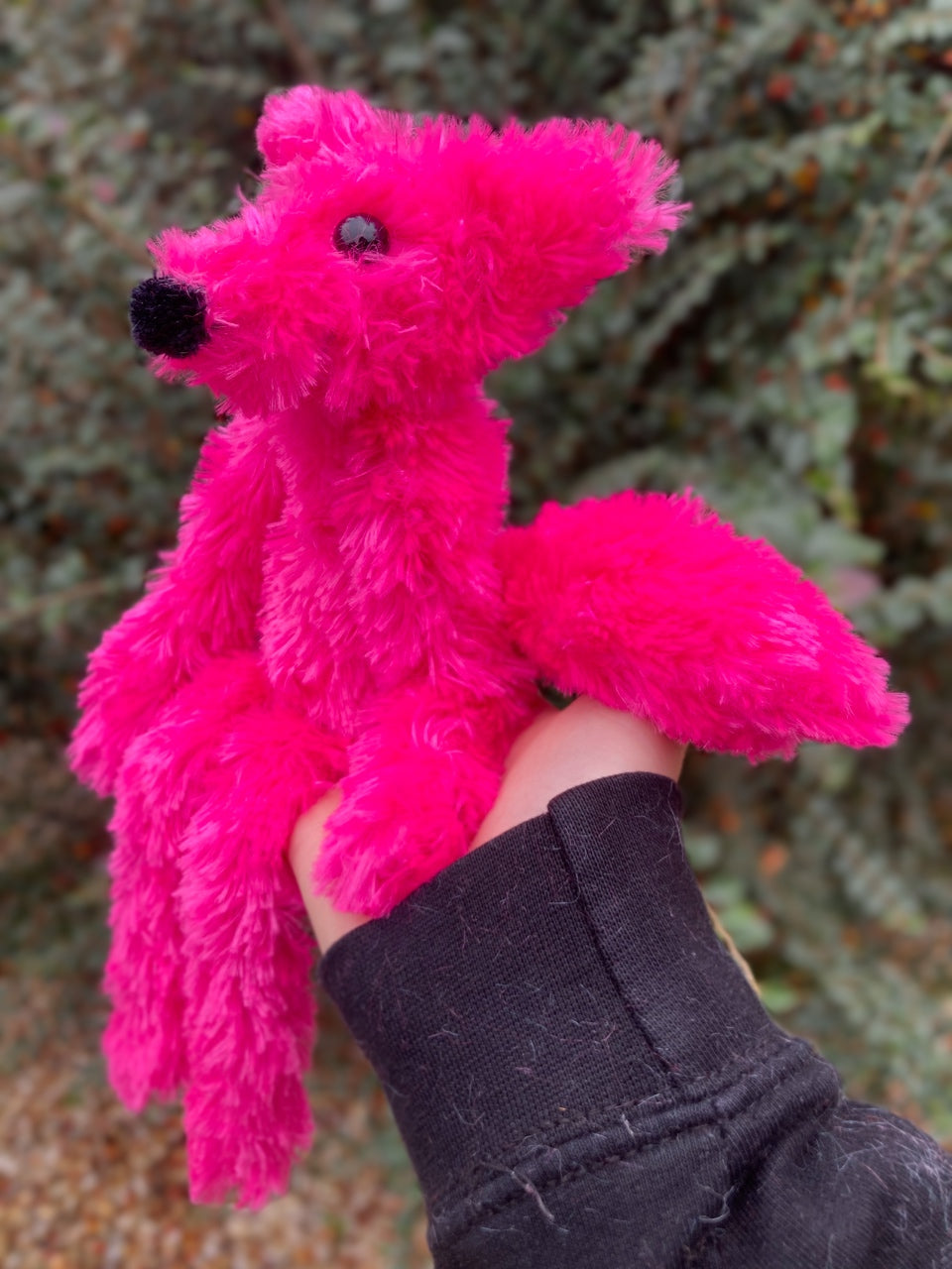 “PEONY” BARBIE FOX - Handmade Luxury Weighted Plush Fluffy Fox Doll