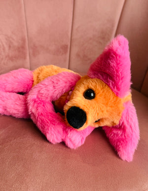 LARGE SWEET TREATS FOX - Handmade Luxury Weighted Plush Fluffy Fox Doll