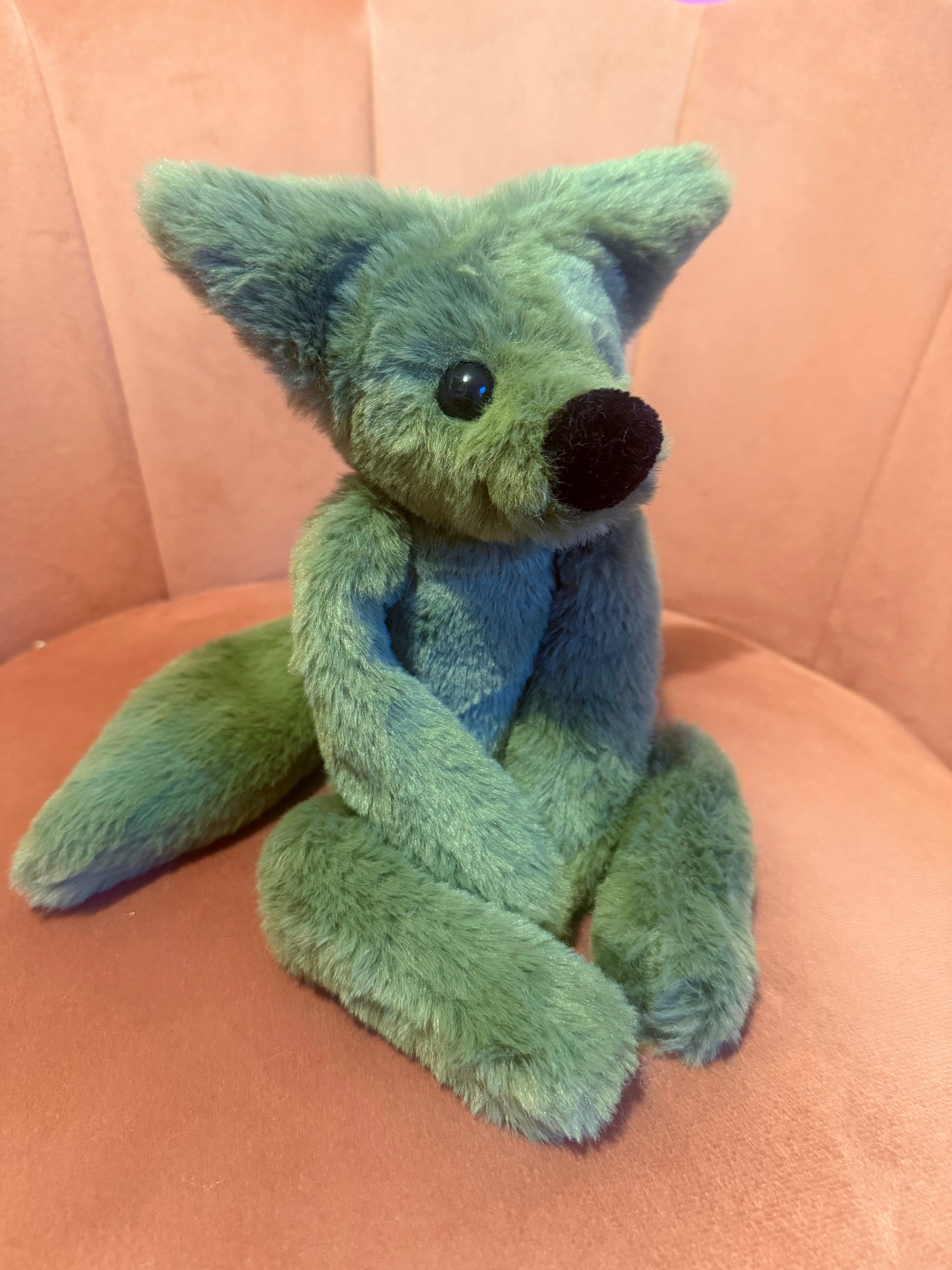 HUNTER FOX - Handmade Luxury Weighted Fox Doll