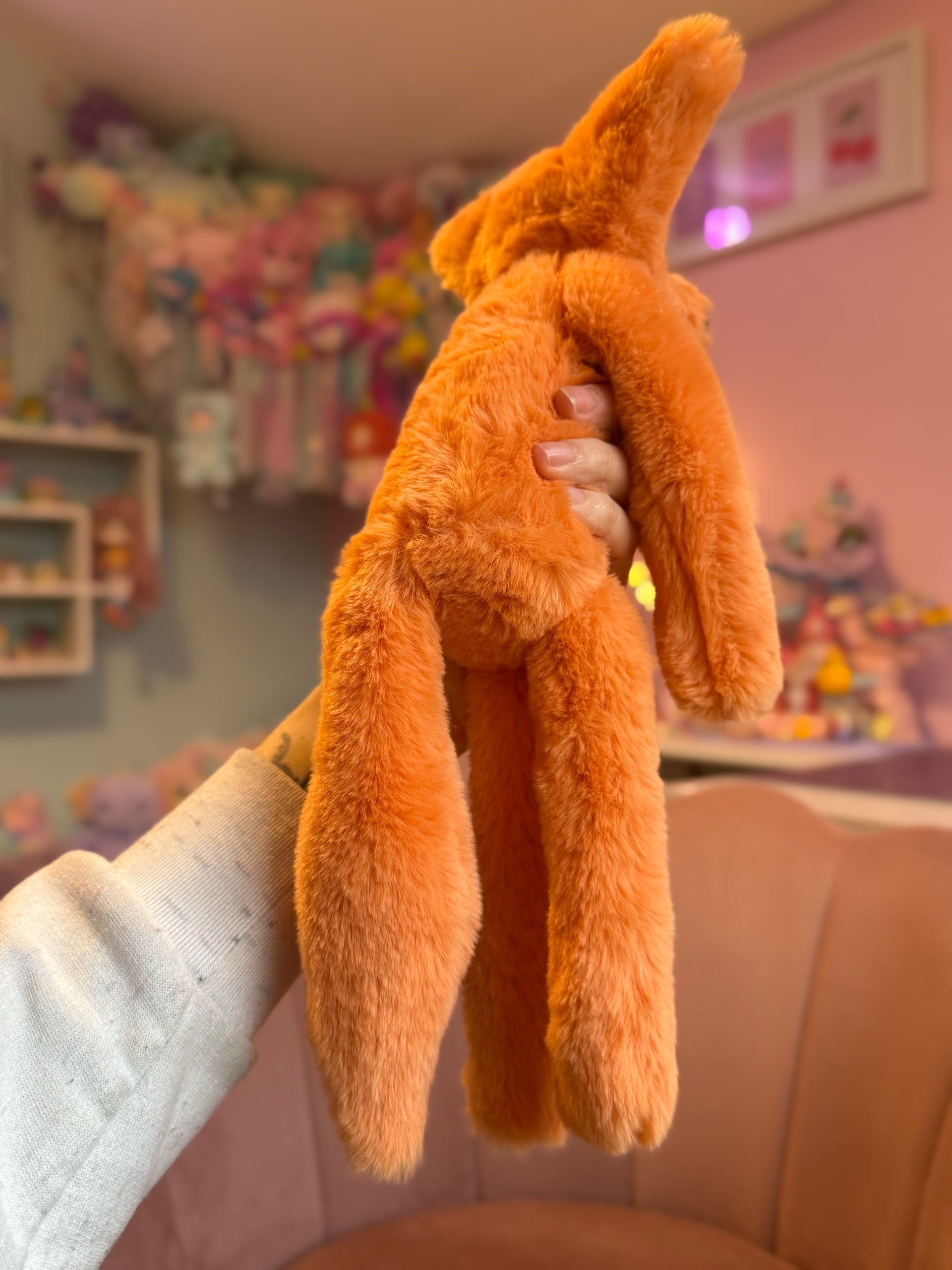 ORANGE FOX - Handmade Luxury Weighted Fox Doll