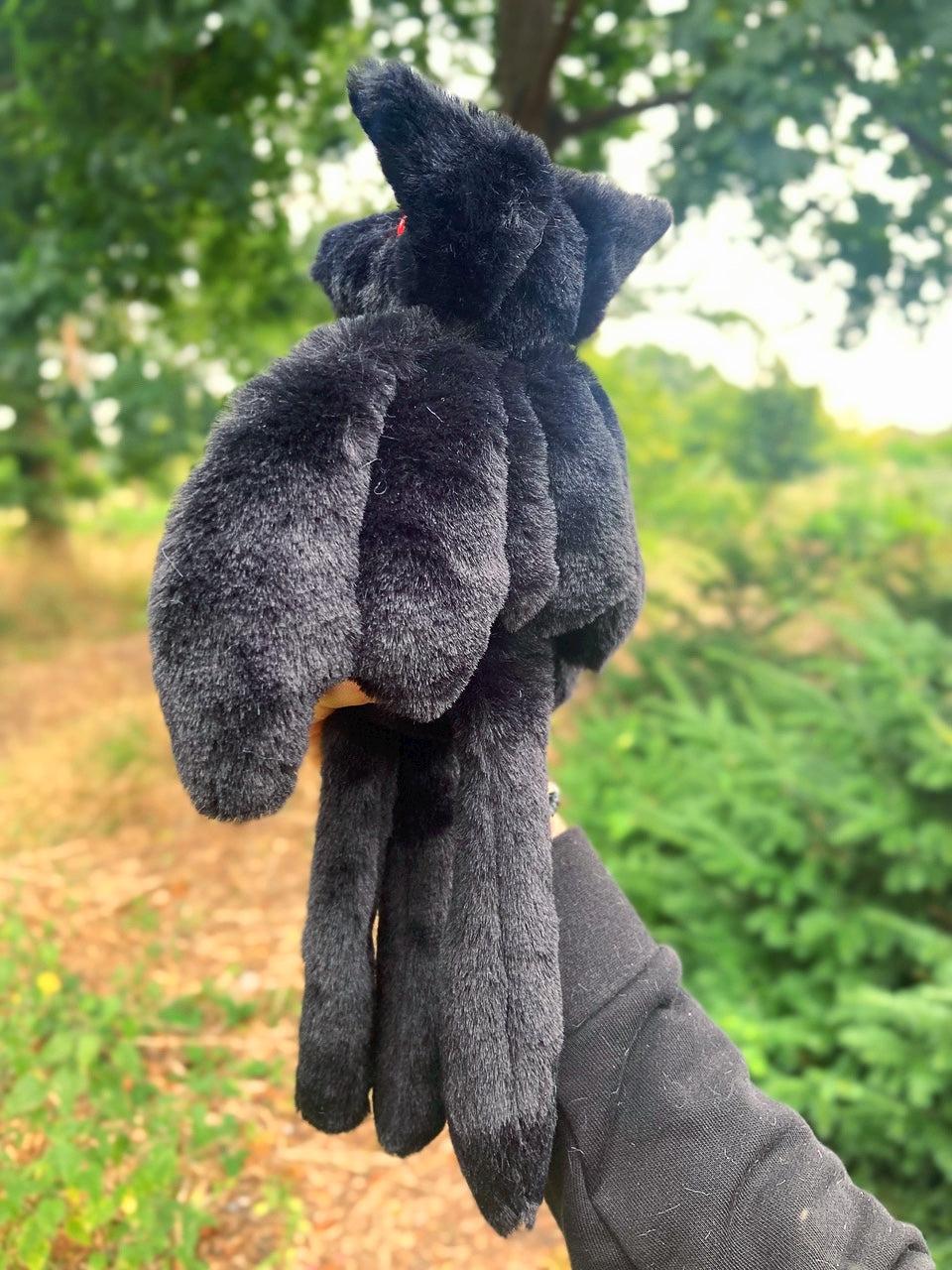 MOTHFOX (B) - Mothman Inspired Handmade Luxury Weighted Plush Doll