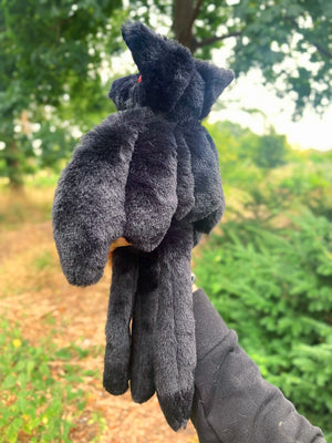 MOTHFOX (B) - Mothman Inspired Handmade Luxury Weighted Plush Doll