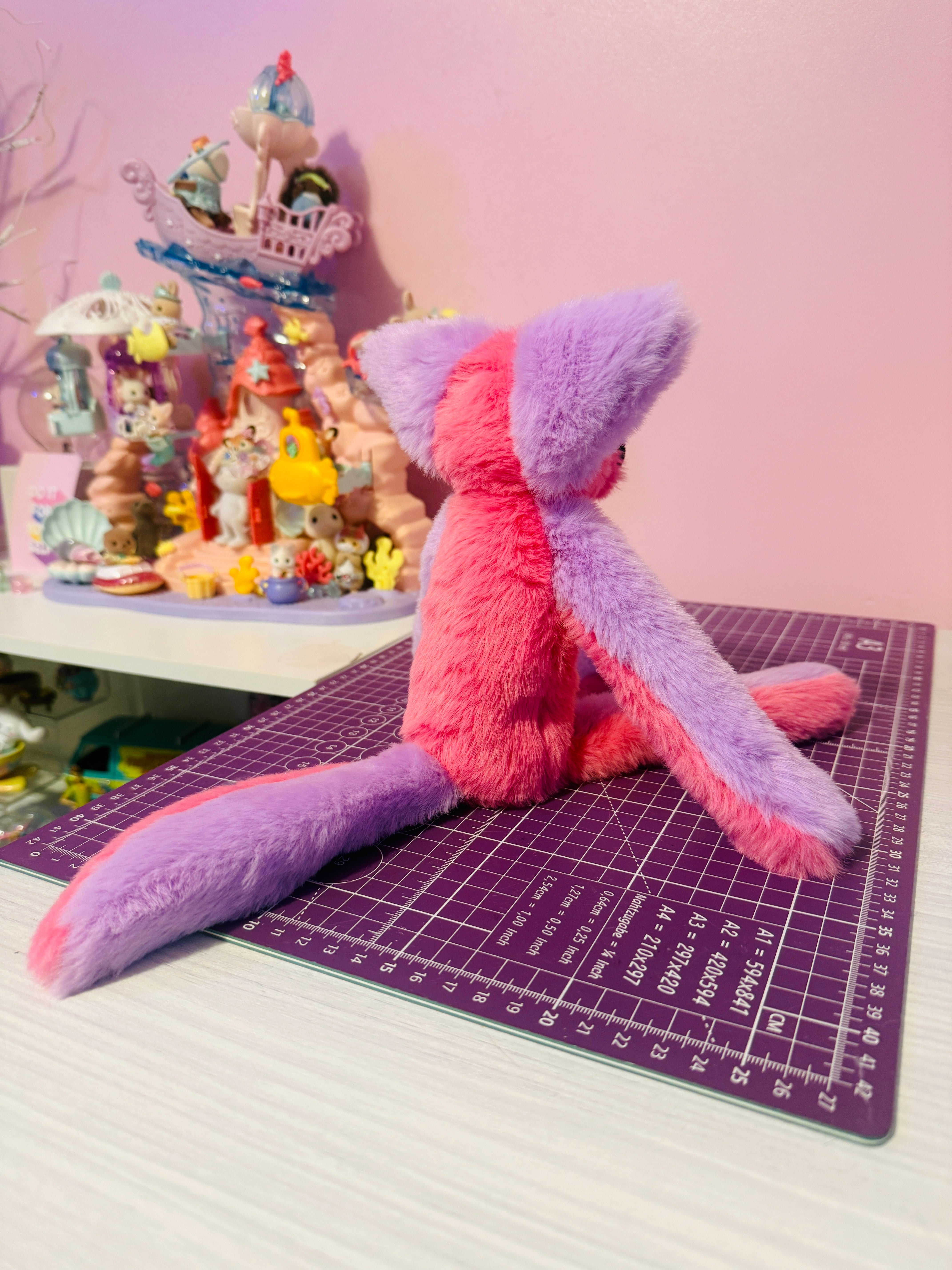 PIXIEPATCH FOX - Handmade Luxury Weighted Fox Doll