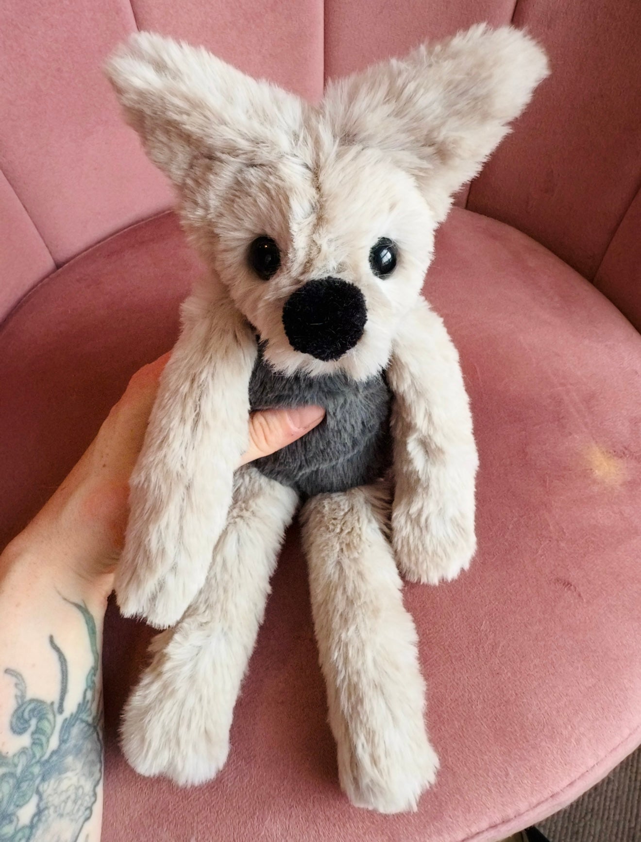 STORMY FOX - Handmade Luxury Weighted Plush Fluffy Fox Doll