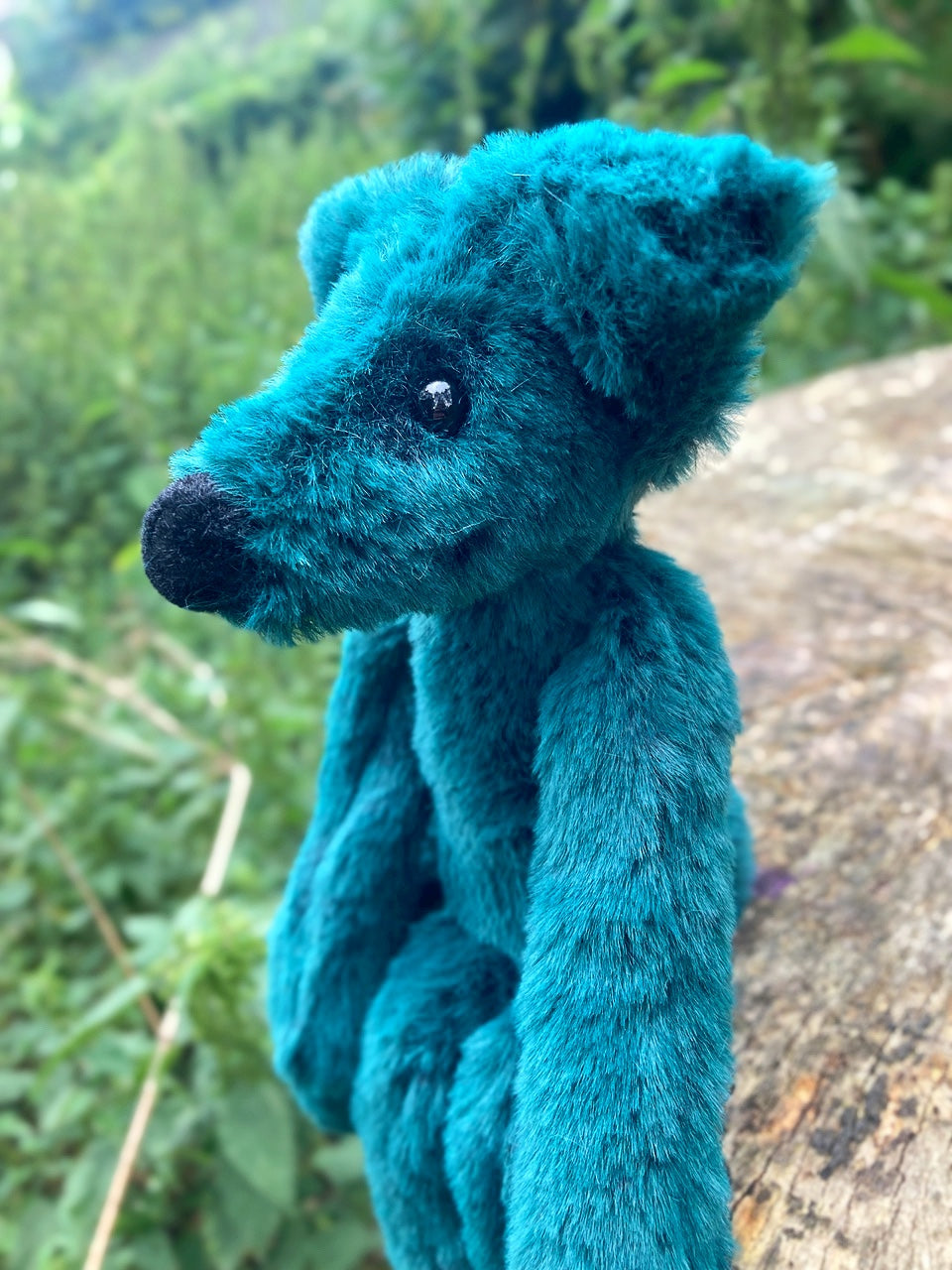 FOREST FOX (A) - Handmade Luxury Weighted Plush Fluffy Fox Doll