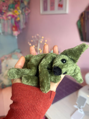 TINY HUNTER FOX - Handmade Luxury Weighted Fox Doll