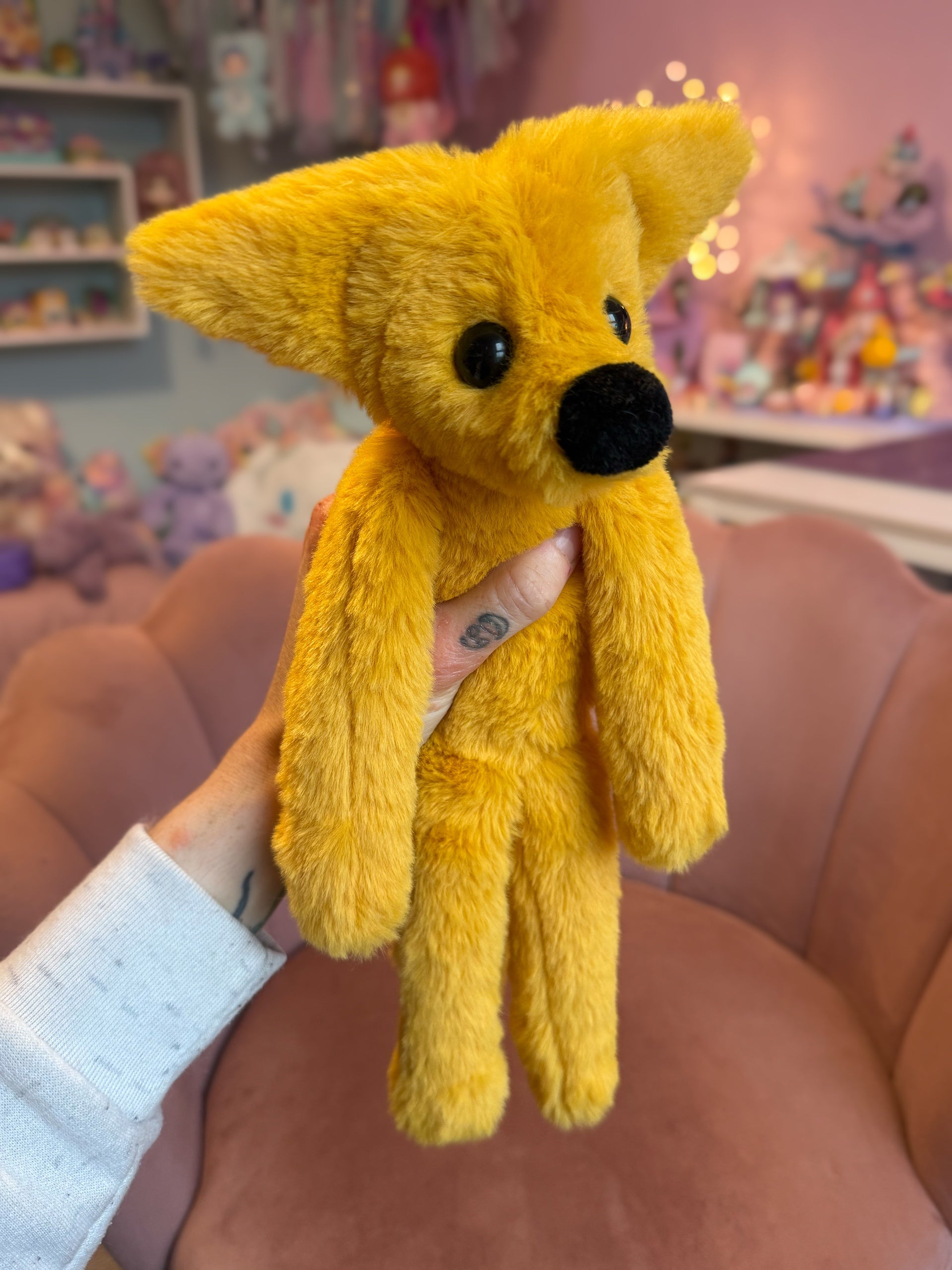 SUNSHINE FOX - Handmade Luxury Weighted Fox Doll