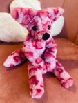 WILD PINK FOX - Handmade Luxury Weighted Fox Doll