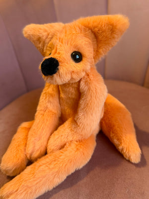 ORANGE FOX - Handmade Luxury Weighted Fox Doll